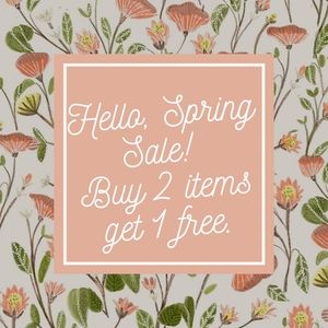 💐Hello, Spring Sale! B2G1.